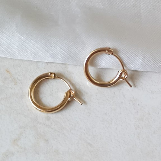 Theia Mini Hinged Hoops
